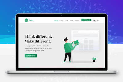 绿植盆栽供应商网站模板